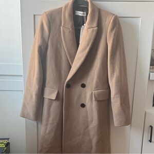 Mango Women’s Classic Camel Coat